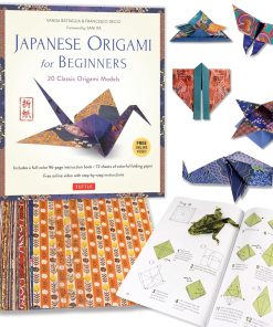 Japanese Origami for Beginners Kit: 20 Classic Origami Models: Kit with 96-page Origami Book. 72 Origami Papers and Instructional Videos: Great for Kids and Adults!